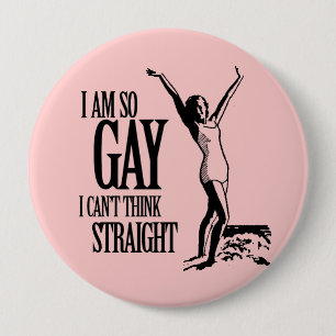 Ich bin also Homosexuelles, das ich nicht gerade Button