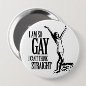 Ich bin also Homosexuelles, das ich nicht gerade Button (Vorne & Hinten)