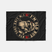 Ich bin alt, aber ich bin wie Cooler alter, sonnig Fleecedecke (Vorderseite (Horizontal))