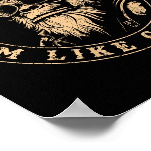 Ich bin alt, aber ich bin wie Cooler alter, sonnig Poster (Ecke)