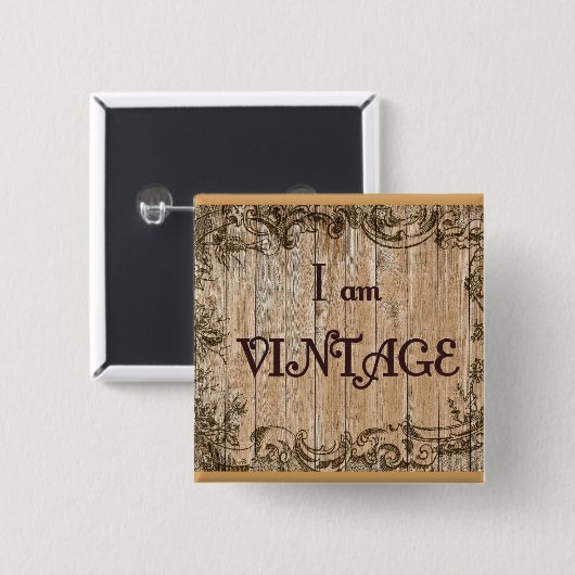 Ich bin alt button (Vorne & Hinten)