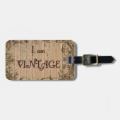 Ich bin alt gepäckanhänger (Vorderseite horizontal)