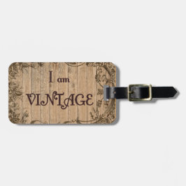 Ich bin alt gepäckanhänger