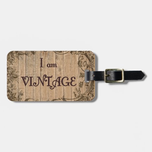 Ich bin alt gepäckanhänger (Vorderseite horizontal)