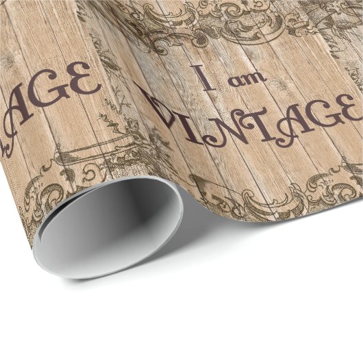 Ich bin alt geschenkpapier (Rolleneckpunkt)