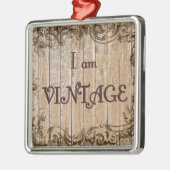 Ich bin alt ornament aus metall (Links)