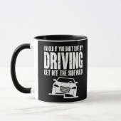 Ich bin alt, wenn du nicht gerne Opa Oma fährst Tasse (Links)