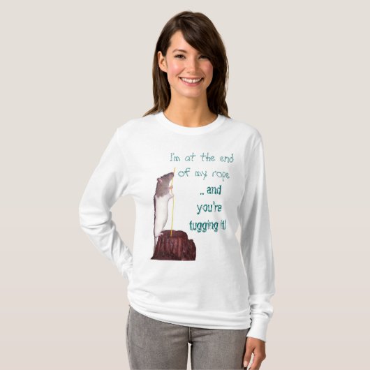 Ich bin am Ende meines T-Shirts (Vorne ganz)