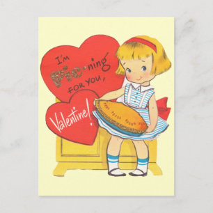 Ich bin am Feierabend für dich Valentine Feiertagspostkarte