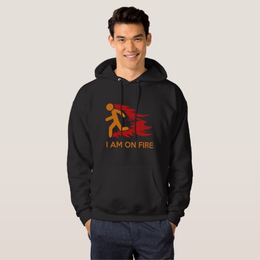 Ich bin am Feuer Hoodie (Vorne ganz)