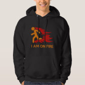Ich bin am Feuer Hoodie (Vorderseite)