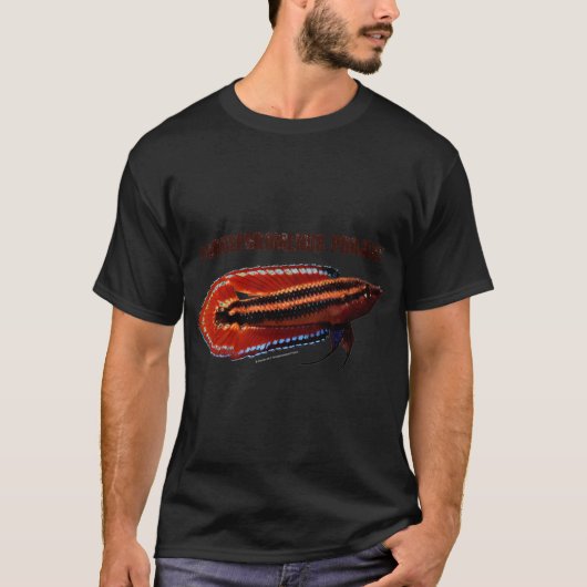 Ich bin am Fischen T-Shirt (Vorderseite)