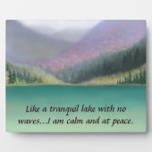 Ich bin am Peace Plaque Fotoplatte (Vorderseite)