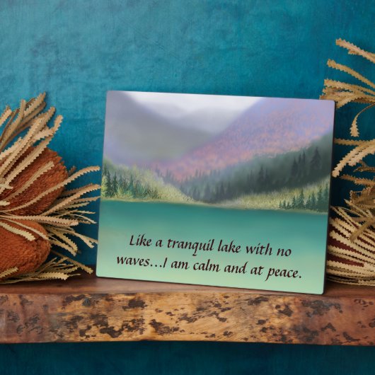 Ich bin am Peace Plaque Fotoplatte (Seite)