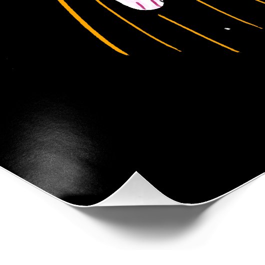 Ich bin am Rande, aber ich bin frei Poster (Ecke)