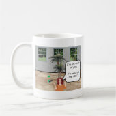 Ich bin am Schmutz wütend! Kaffeetasse (Links)