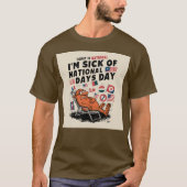 Ich bin am Tag der Nationalfeiertage T-Shirt (Vorderseite)