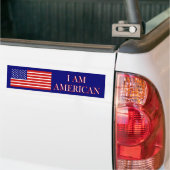 ICH BIN AMERIKANISCHER Autoaufkleber (Auf Lkw)