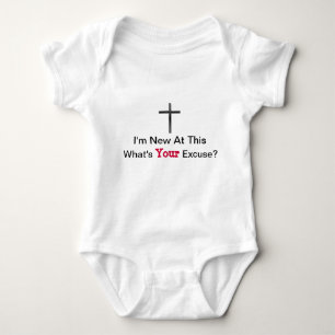 Ich bin an diesem Querbaby-T - Shirt neu