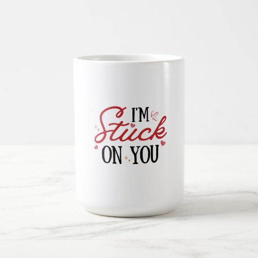 Ich bin an dir festgefahren kaffeetasse (Mittel)