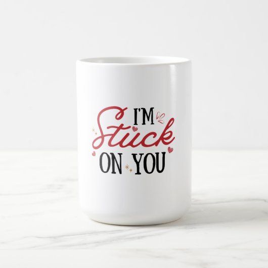 Ich bin an dir festgefahren kaffeetasse (Mittel)