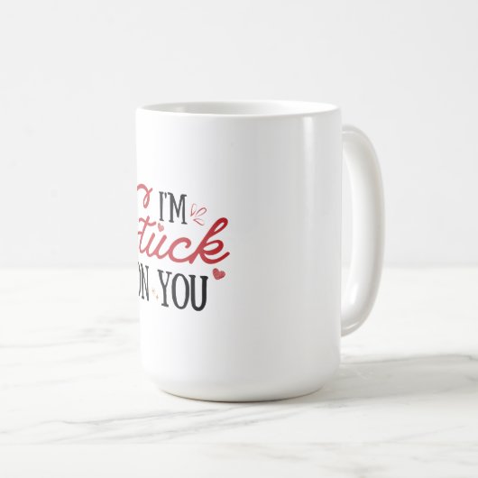 Ich bin an dir festgefahren kaffeetasse (VorderseiteRechts)