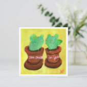 Ich bin an dir hängengeblieben karte (Stehend Vorderseite)