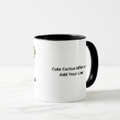 Ich bin an dir kleben Kactus Süße Pflanzen-Style Tasse (VorderseiteRechts)