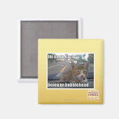 Ich bin an unserem Bindestrich Magnet (Vorderseite/Rückseite)