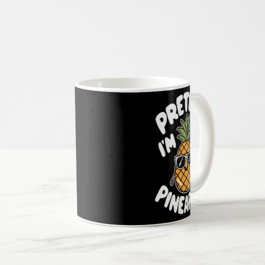 Ich bin Ananas Kaffeetasse (VorderseiteRechts)
