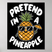 Ich bin Ananas Poster (Vorne)
