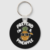 Ich bin Ananas Schlüsselanhänger (Vorderseite)