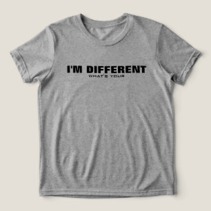 Ich bin anders, Superkraft - Motivierend, Tri-Blend Shirt