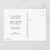 Ich bin angekommen Baby Foto Birth Ankündigung (Rückseite)