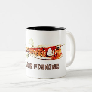 Ich bin angeln gegangen Two-Tone Kaffeetasse