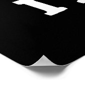 Ich bin Angesagt Funny Hipbone Anatomy Pun Dark BG Poster (Ecke)