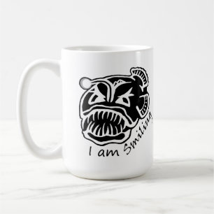 Ich bin Anglerfisch und lächle Kaffeetasse