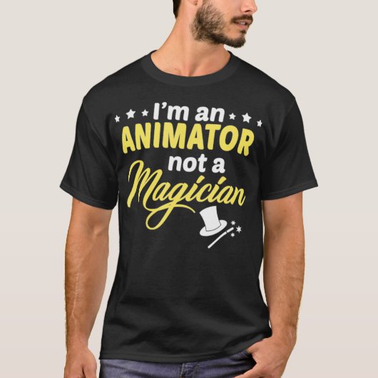Ich bin Animator und kein Magier  T-Shirt (Vorderseite)