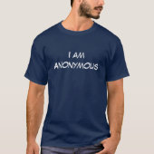 Ich bin anonym T-Shirt (Vorderseite)