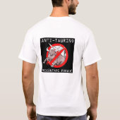 ICH bin ANTITAURINO EINIGES PROBLEM? T-Shirt (Rückseite)