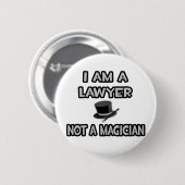 Ich bin Anwalt ... Nicht ein Magier Button (Vorne & Hinten)