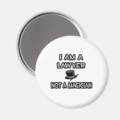 Ich bin Anwalt ... Nicht ein Magier Magnet (Vorderseite/Rückseite)