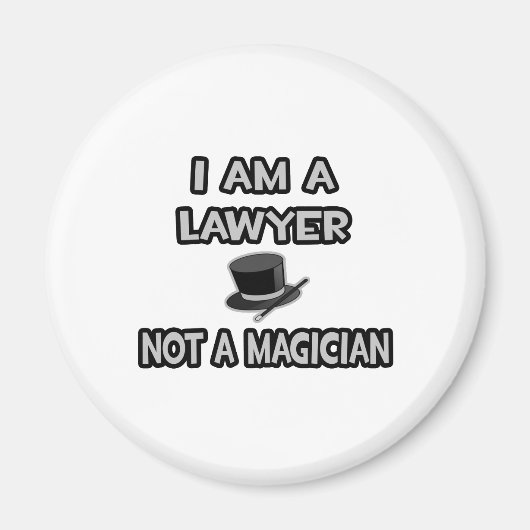 Ich bin Anwalt ... Nicht ein Magier Magnet (Vorne)