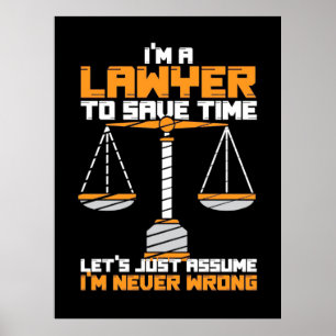 Ich bin Anwalt, um Zeit Retten Poster