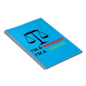 Ich bin Anwalt und kein Zauberer, der sich für die Notizblock (Rechte Seite)