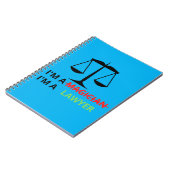 Ich bin Anwalt und kein Zauberer, der sich für die Notizblock (Linke Seite)