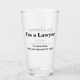 Ich bin Anwalt - vorausgesetzt, ich habe recht Glas