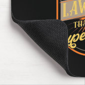 Ich bin Anwältin Mousepad (Ecke)