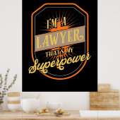 Ich bin Anwältin Poster (Küche)