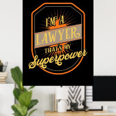 Ich bin Anwältin Poster (Heimbüro)